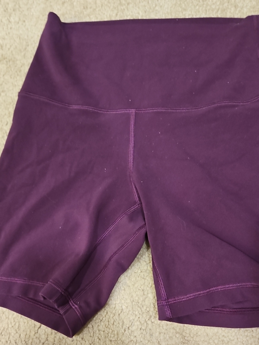 Lululemon magenta shorts 6'' align